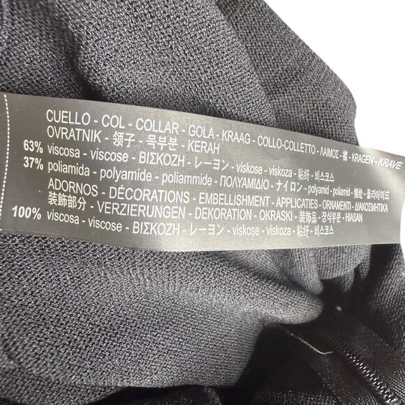 ZARA FRINGED RIBBED TOP sz S - Picture 9 of 11